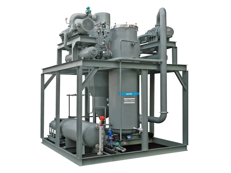 Atlas Copco mechanical vapour recompression system